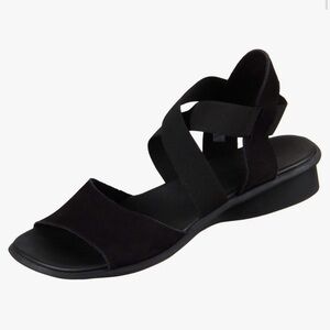 Arche | Arche Satia Noir 38 Black Adventure Sandals with Contoured Footbed‎ 7